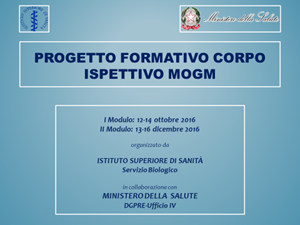 Progetto CCM Ispettori Mogm
